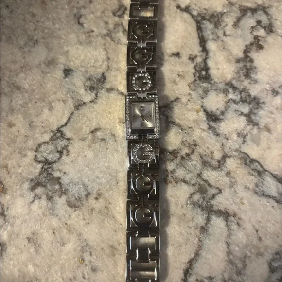 Guess Women's Silver Gigi Watch with Crystal Details - Picture 3 of 4